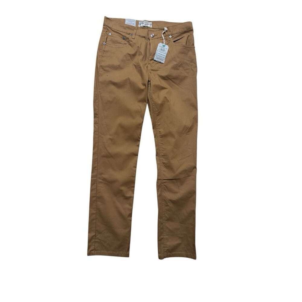 Alexander Julian Colours Stretch Twill Pants Khaki Tan Mens 32x32 NWT